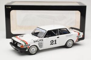 Volvo 240 Turbo #21 P. Stureson DTM Winner Wunstorf 1985 AUTOart 1:18 88592 Metalli — kuva 8 / 8