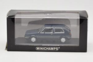 Volkswagen Golf Mk2 Sininen Messunäyte Minichamps 1:43 GOLFHANDMUSTER Metalli — kuva 4 / 4