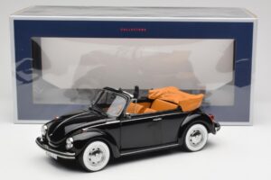 Volkswagen Beetle 1303 Avoauto Musta Norev 1:18 188533 Metalli — kuva 6 / 6