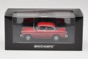 Volkswagen 1500 Ruby Punainen Minichamps 1:43 VW001 Metalli — kuva 4 / 4