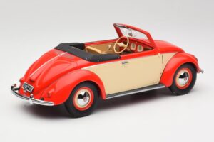 Volkswagen Beetle Hebmuller Avoauto Punainen & Kerma Minichamps 1:18 107054231 Hartsi — kuva 2 / 6