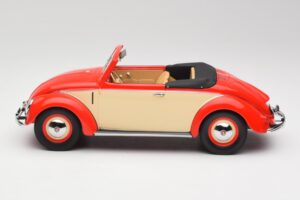 Volkswagen Beetle Hebmuller Avoauto Punainen & Kerma Minichamps 1:18 107054231 Hartsi — kuva 3 / 6
