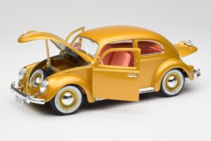 Volkswagen Beetle Kulta Bburago 1:18 3361 Metalli — kuva 2 / 8