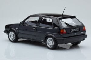 Volkswagen Golf GTI Mk2 Match Musta Norev 1:18 188559 Metalli — kuva 7 / 8
