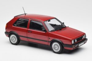 Volkswagen Golf Mk2 GTI Punainen Metallinen Norev 1:18 188555 Metalli — kuva 6 / 8