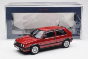 Volkswagen Golf Mk2 GTI Punainen Metallinen Norev 1:18 188555 Metalli — kuva 8 / 8