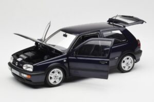 Volkswagen Golf Mk3 VR6 Sininen Metallinen Norev 1:18 188462 Metalli — kuva 2 / 8