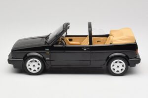 Volkswagen Golf Mk1 Avoauto Musta Norev 1:18 188568 Metalli — kuva 3 / 6
