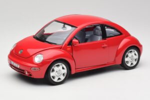 Volkswagen New Beetle Punainen Bburago 1:18 3342 Metalli