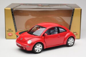 Volkswagen New Beetle Punainen Bburago 1:18 3342 Metalli — kuva 8 / 8