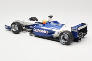 Williams FW23 BMW #5 R. Schumacher Practice San Marino GP 2001 Minichamps 1:18 80430146710 Metalli — kuva 5 / 6