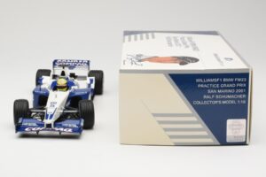 Williams FW23 BMW #5 R. Schumacher Practice San Marino GP 2001 Minichamps 1:18 80430146710 Metalli — kuva 6 / 6