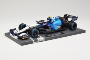 Williams Racing Mercedes FW43B #6 N. Latifi Belgian GP 2021 Minichamps 1:18 117211306 Metalli — kuva 2 / 6