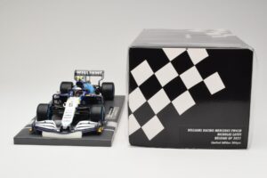 Williams Racing Mercedes FW43B #6 N. Latifi Belgian GP 2021 Minichamps 1:18 117211306 Metalli — kuva 6 / 6