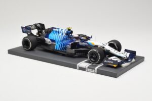 Williams Racing Mercedes FW43B #6 N. Latifi Saudi Arabian GP 2021 Minichamps 1:18 117212206 Metalli — kuva 4 / 6