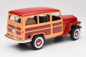 Willys Jeep Station Wagon Punainen Road Signature 1:18 92858 Metalli — kuva 3 / 8