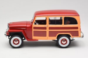 Willys Jeep Station Wagon Punainen Road Signature 1:18 92858 Metalli — kuva 4 / 8