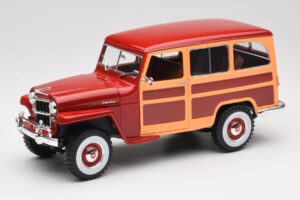 Willys Jeep Station Wagon Punainen Road Signature 1:18 92858 Metalli