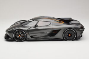 Koenigsegg Jesko Absolut 0-400-0 km/h Ennätys Graphite Grey GT Spirit 1:12 GT575 Hartsi — kuva 3 / 6