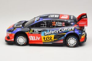 Ford Puma Rally1 #22 M. Sesks / R. Francis Rally Sweden 2025 IXO 1:18 18RMC240 Metalli — kuva 3 / 6