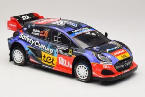 Ford Puma Rally1 #22 M. Sesks / R. Francis Rally Sweden 2025 IXO 1:18 18RMC240 Metalli — kuva 4 / 6