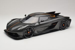 Koenigsegg Jesko Absolut 0-400-0 km/h Ennätys Graphite Grey GT Spirit 1:12 GT575 Hartsi