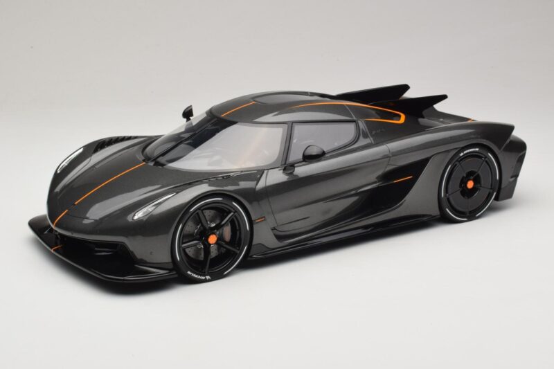 Koenigsegg Jesko Absolut 0-400-0 km/h Ennätys Graphite Grey GT Spirit 1:12 GT575 Hartsi