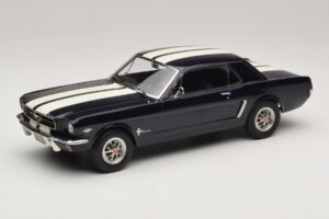 Ford Mustang Nightmist Blue Norev 1:18 182805 Metalli