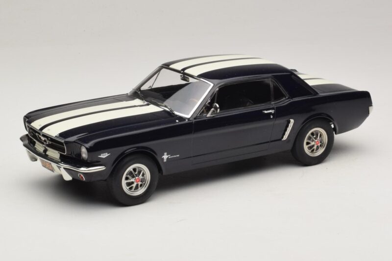 Ford Mustang Nightmist Blue Norev 1:18 182805 Metalli
