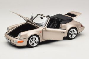 Porsche 911 964 Turbo Look Avoauto Zermatt Silver Norev 1:18 187140 Metalli — kuva 2 / 8