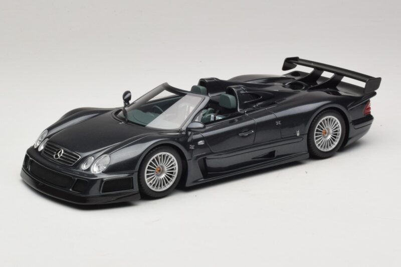 Mercedes AMG CLK GTR Roadster Harmaa GT Spirit 1:18 GT960 Hartsi