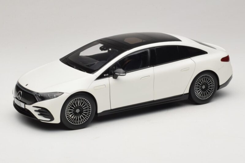 Mercedes EQS V297 Manufaktur Opalite White NZG 1:18 B66961049 Metalli