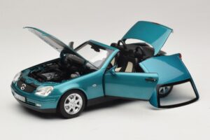 Mercedes SLK R170 Vivianite Green Norev 1:18 183021 Metalli — kuva 2 / 10