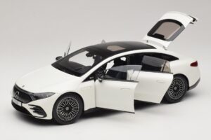 Mercedes EQS V297 Manufaktur Opalite White NZG 1:18 B66961049 Metalli — kuva 2 / 8