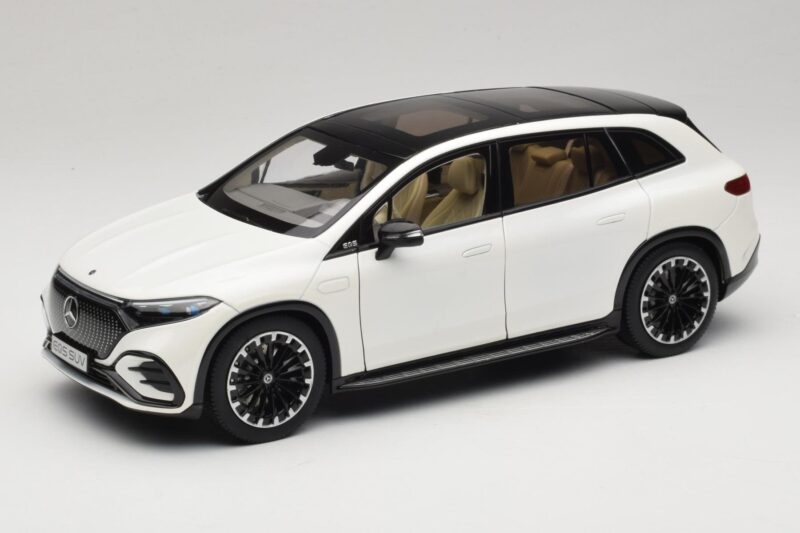 Mercedes EQS SUV X296 Manufaktur Diamond White NZG 1:18 B66960590 Metalli