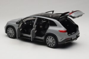 Mercedes EQS SUV X296 Manufaktur Alpine Grey NZG 1:18 B66960591 Metalli — kuva 5 / 8