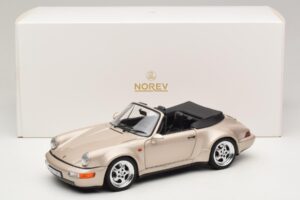 Porsche 911 964 Turbo Look Avoauto Zermatt Silver Norev 1:18 187140 Metalli — kuva 8 / 8