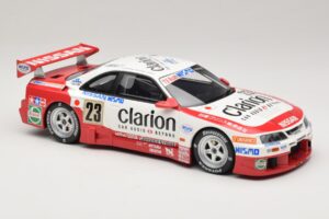 Nissan Skyline GT-R R33 LM GT1 #23 K. Hoshino / M. Hasemi / T. Suzuki Clarion Team NISMO 24 Hours of Le Mans 1996 Otto 1:18 O — kuva 4 / 6