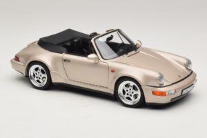 Porsche 911 964 Turbo Look Avoauto Zermatt Silver Norev 1:18 187140 Metalli — kuva 6 / 8