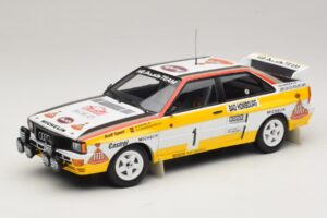 Audi Quattro #1 W. Rohrl / C. Geistdorfer Rally Monte Carlo Winner 1984 Minichamps 1:18 A5-5894 Metalli