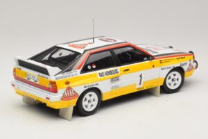 Audi Quattro #1 W. Rohrl / C. Geistdorfer Rally Monte Carlo Winner 1984 Minichamps 1:18 A5-5894 Metalli — kuva 2 / 6