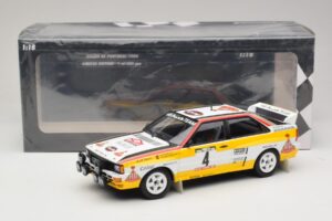 Audi Quattro A2 #4 W. Rohrl / C. Geistdorfer Rally Portugal 1984 Minichamps 1:18 153841104 Metalli — kuva 6 / 6
