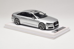 Audi S6 C7 Florett Silver Metallic IVY Merit 1:18 REMC038 Hartsi — kuva 4 / 7