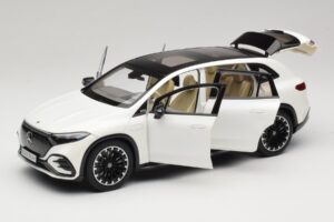Mercedes EQS SUV X296 Manufaktur Diamond White NZG 1:18 B66960590 Metalli — kuva 2 / 8