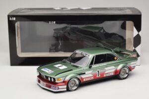 BMW 3.0 CSL #1 U. Grano BMW Italia ETCC Zandvoort 1979 Minichamps 1:18 155792501 Metalli — kuva 6 / 6