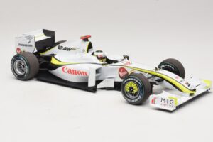 Brawn GP BGP001 #22 J. Button Singapore GP 2009 Minichamps 1:18 180090222 Hartsi — kuva 4 / 7