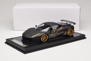 Ferrari 458 LB Works Matt Black BBA 1:18 REMC037 Hartsi — kuva 7 / 7