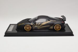 Ferrari 458 LB Works Matt Black BBA 1:18 REMC037 Hartsi