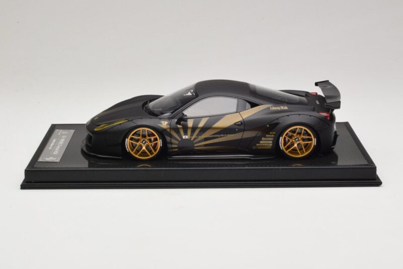 Ferrari 458 LB Works Matt Black BBA 1:18 REMC037 Hartsi