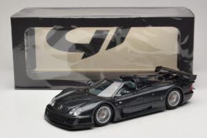 Mercedes AMG CLK GTR Roadster Harmaa GT Spirit 1:18 GT960 Hartsi — kuva 6 / 6